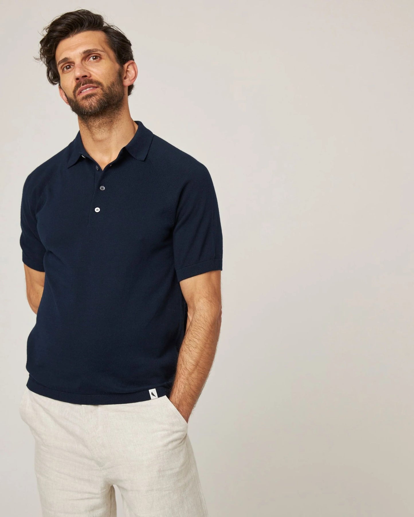 Peregrine | Polo décontracté "Jones"- Marine