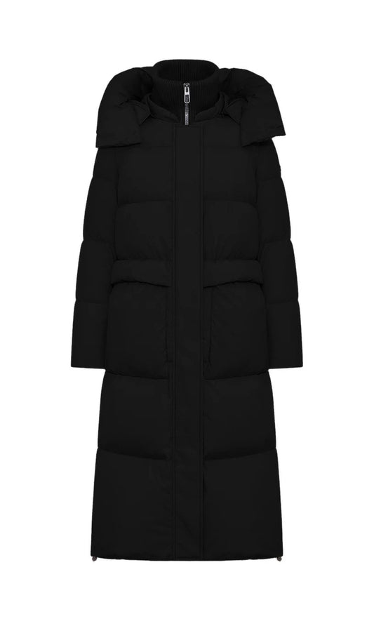 DUNO | Manteau long "Fully" - Noir