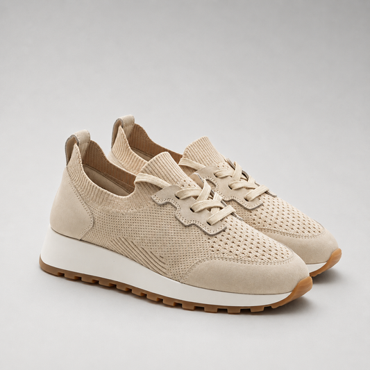FABIANO RICCI |  Baskets extensibles 'JOY26' | Beige