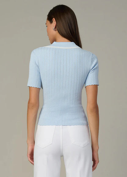 JOE'S | Tricot Pointelle 'Jess' | Bleu Poudre