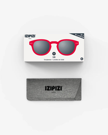IZIPIZI | Lunettes de soleil forme #C - Rouge