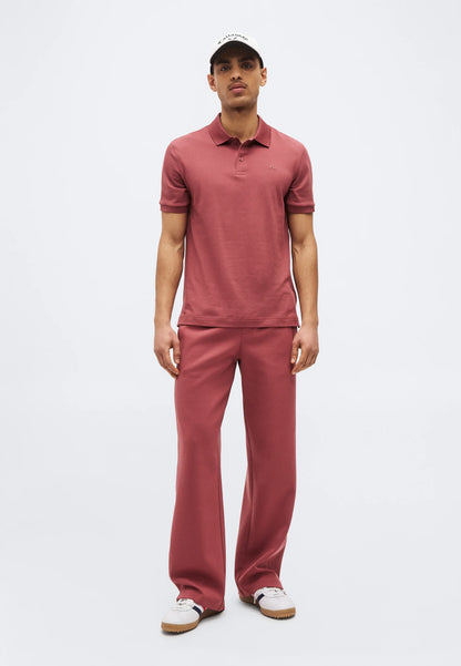 J.Lindeberg | Le polo ''Verse'' en coton piqué interlock - Rose foncé