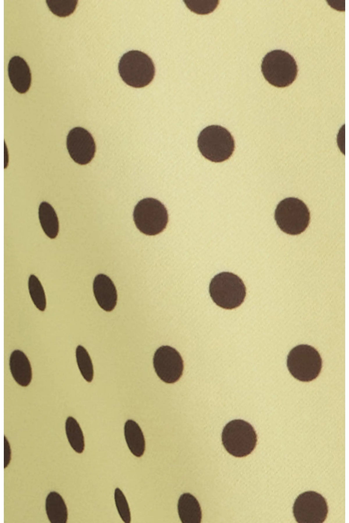 Dèluc | Chemise boutonnée imprimée à pois 'Survivor' | Jaune