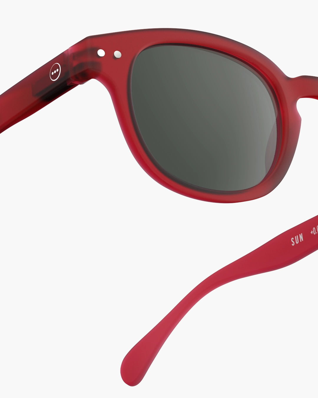 IZIPIZI | Lunettes de soleil forme #C - Rouge
