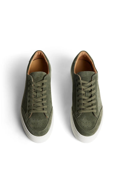 J.Lindeberg | basket en daim "Art Signature Suede" - Vert