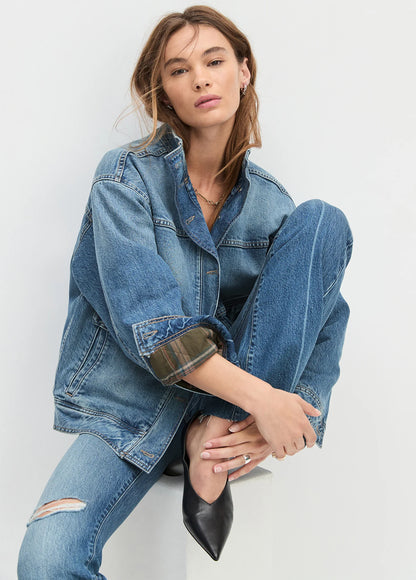 Favorite Daughter | Veste en jean  "Margot" - Bleu denim