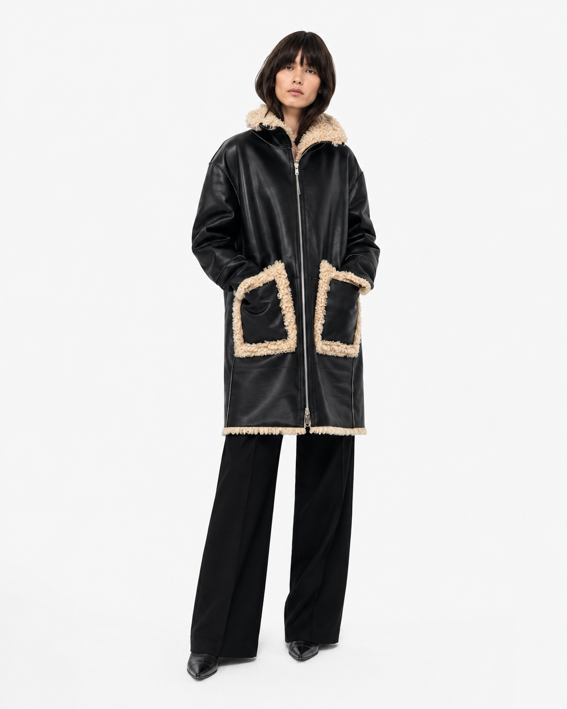 JAKKE | Manteau 'Nora' | Noir