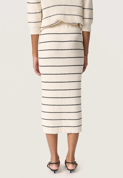 SOAKED IN LUXURY | Jupe "WINTA" - Noir et blanc
