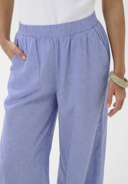 CULTURE | Pantalon en lin Arletty - Bleu poudre