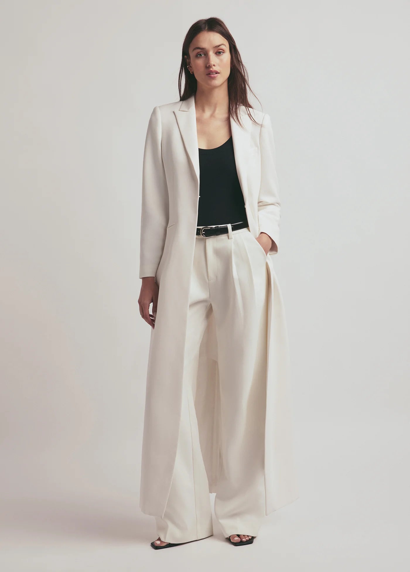Favourite Daughter | Les pantalons "Low Favourite"-Ivoire