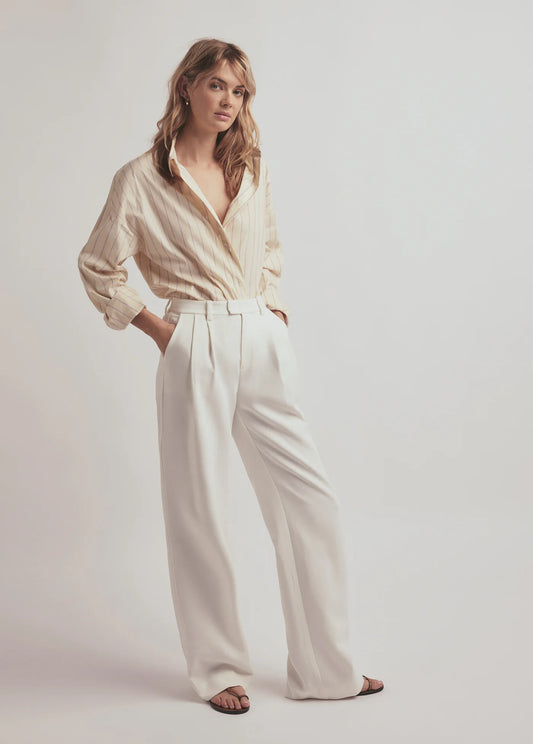 Favorite Daughter | Les pantalons "Low Favourite"-Ivoire
