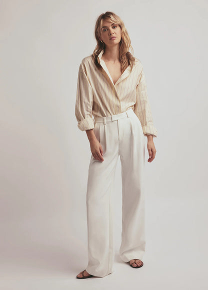 Favourite Daughter | Les pantalons "Low Favourite"-Ivoire