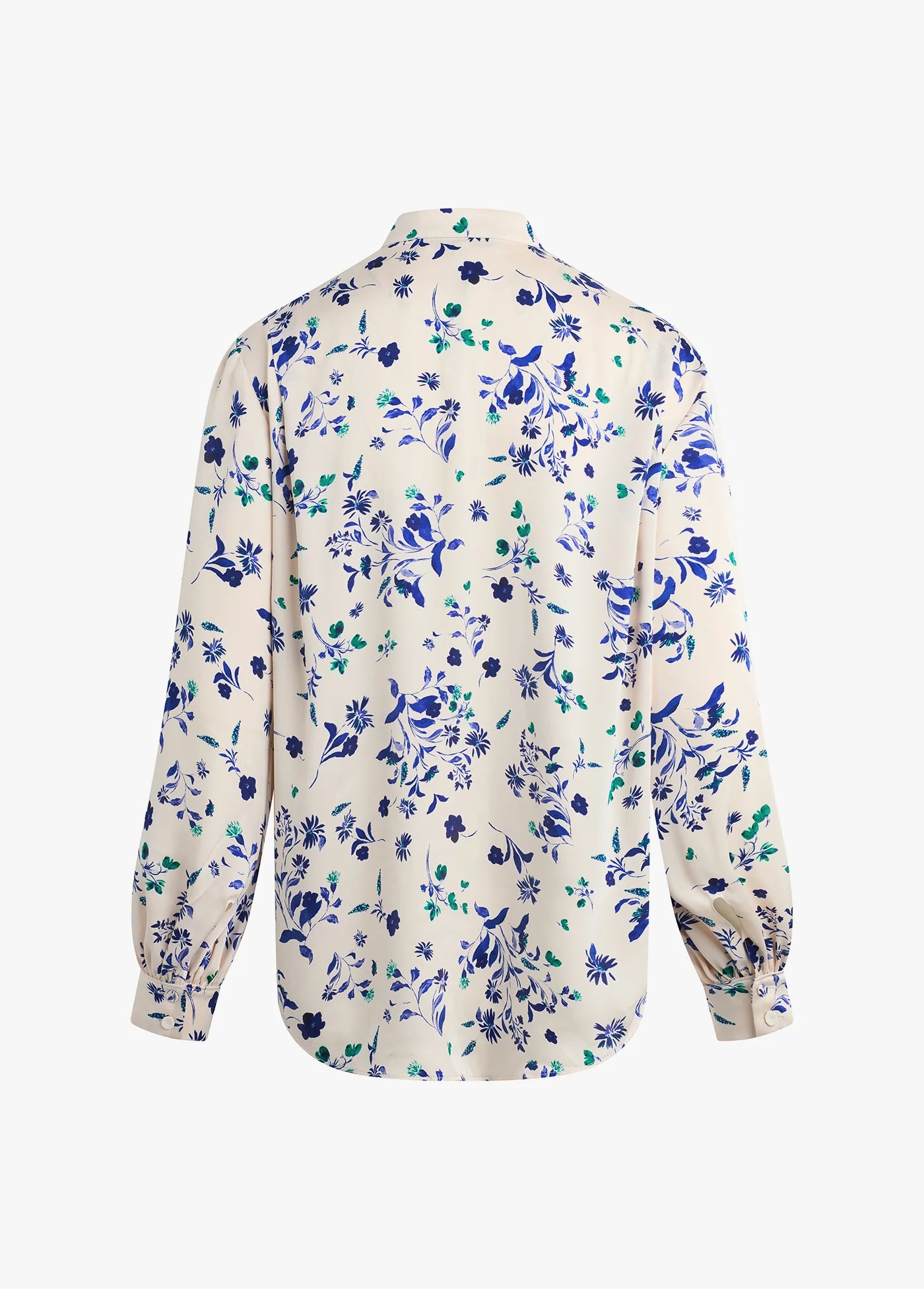 Favourite Daughter | Le haut "Lauren"- Floral bleu et ivoire