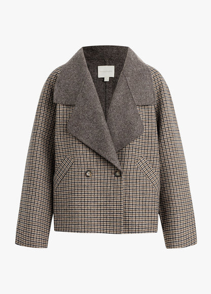 Favorite Daughter | Cardigan pied-de-poule  "Cameron" - Gris