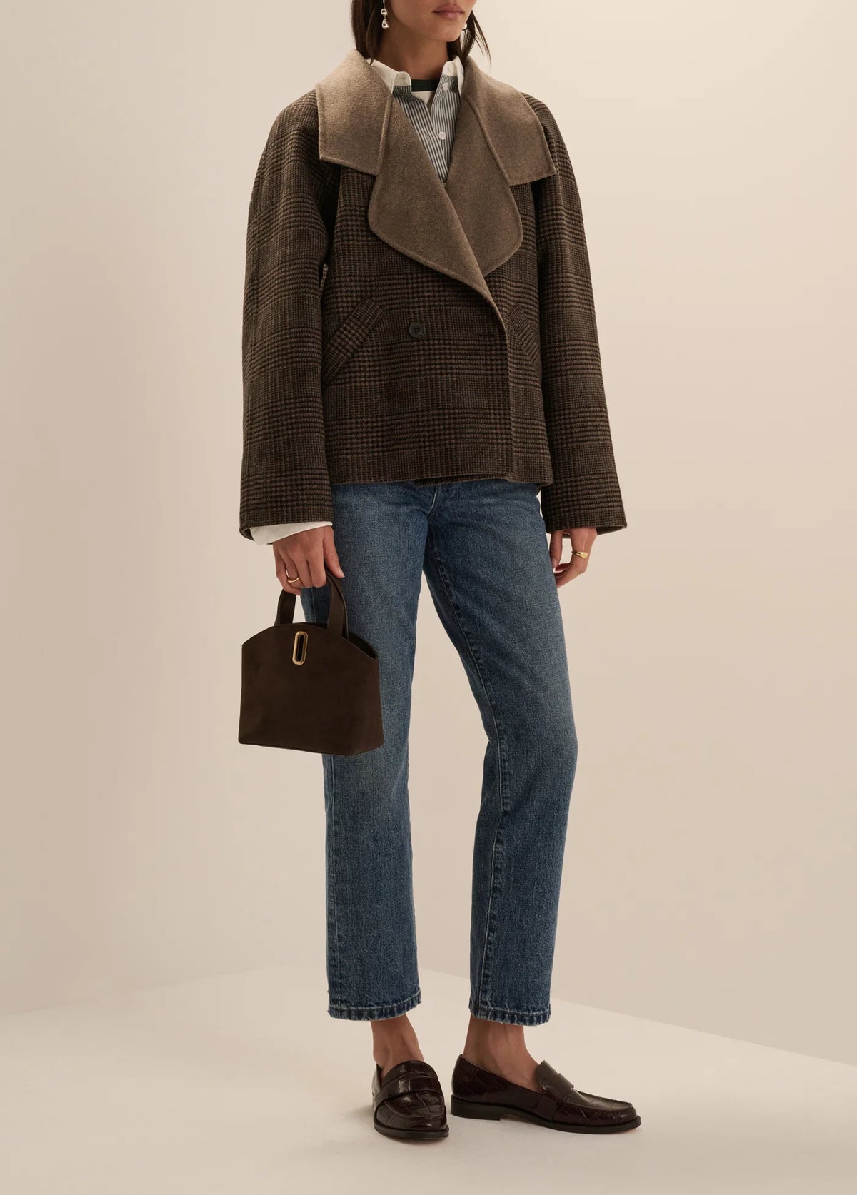 Favorite Daughter | Manteau 'Cameron' | Brun et noir