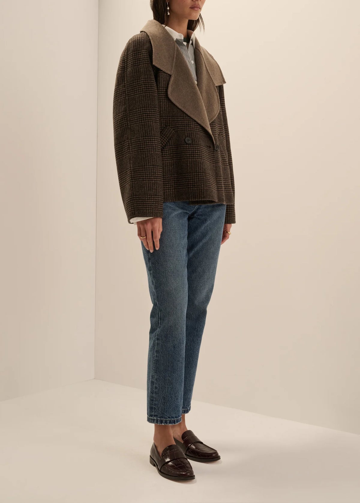 Favorite Daughter | Manteau 'Cameron' | Brun et noir