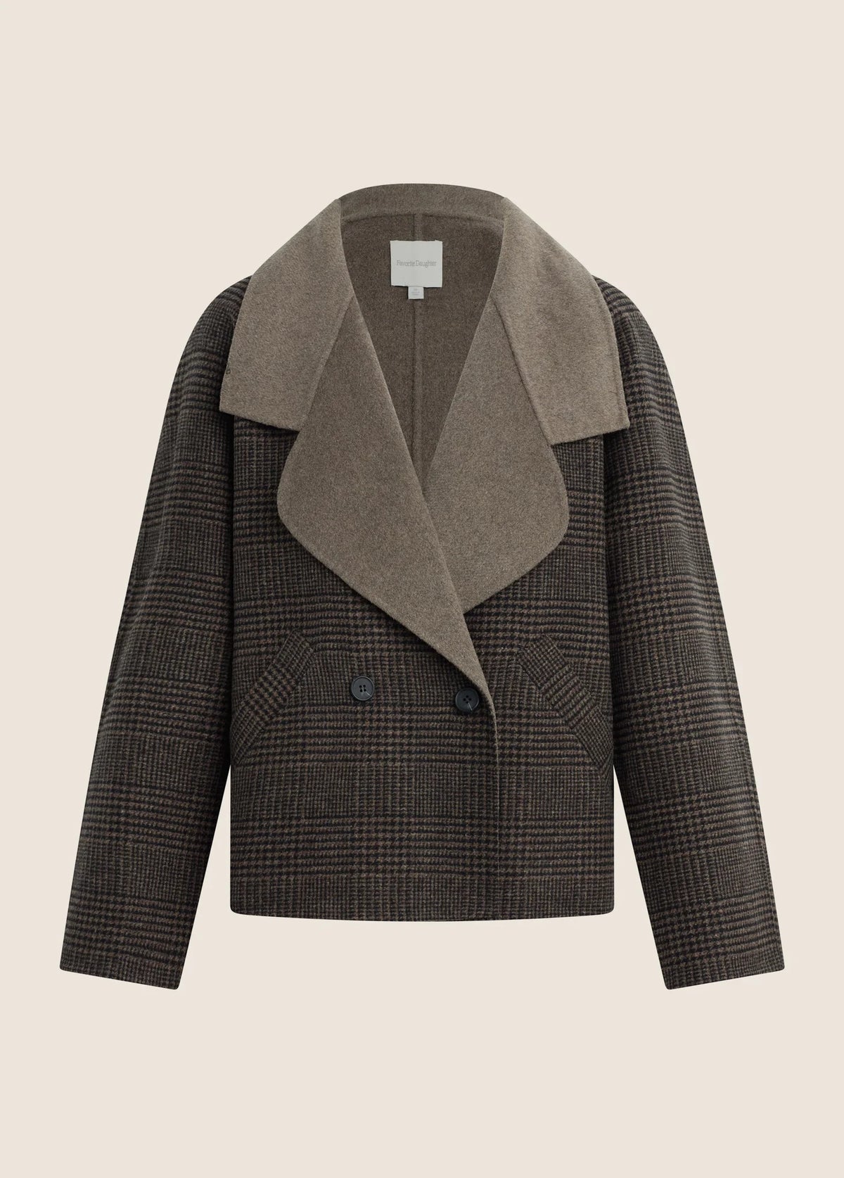 Favorite Daughter | Manteau 'Cameron' | Brun et noir