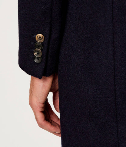 SAND Copenhagen | Manteau ''Sultan Tech'' mélange de cachemire - Marine