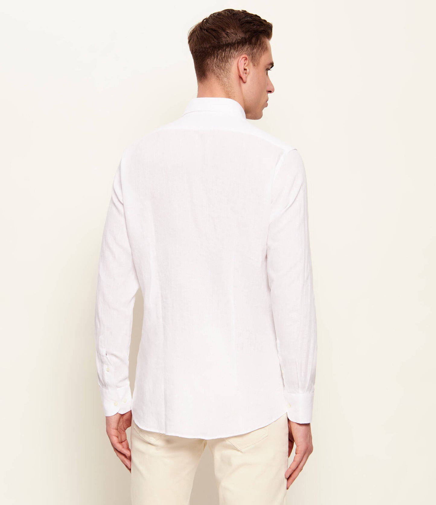 SAND Copenhagen | La chemise lin ''State Soft''  - Blanc