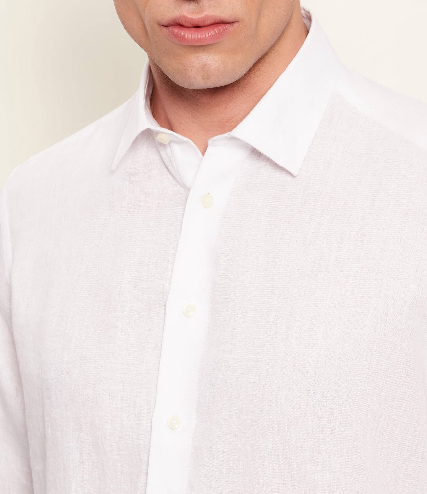 SAND Copenhagen | La chemise lin ''State Soft''  - Blanc