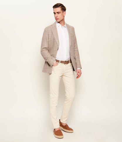 SAND Copenhagen | La chemise lin ''State Soft''  - Blanc