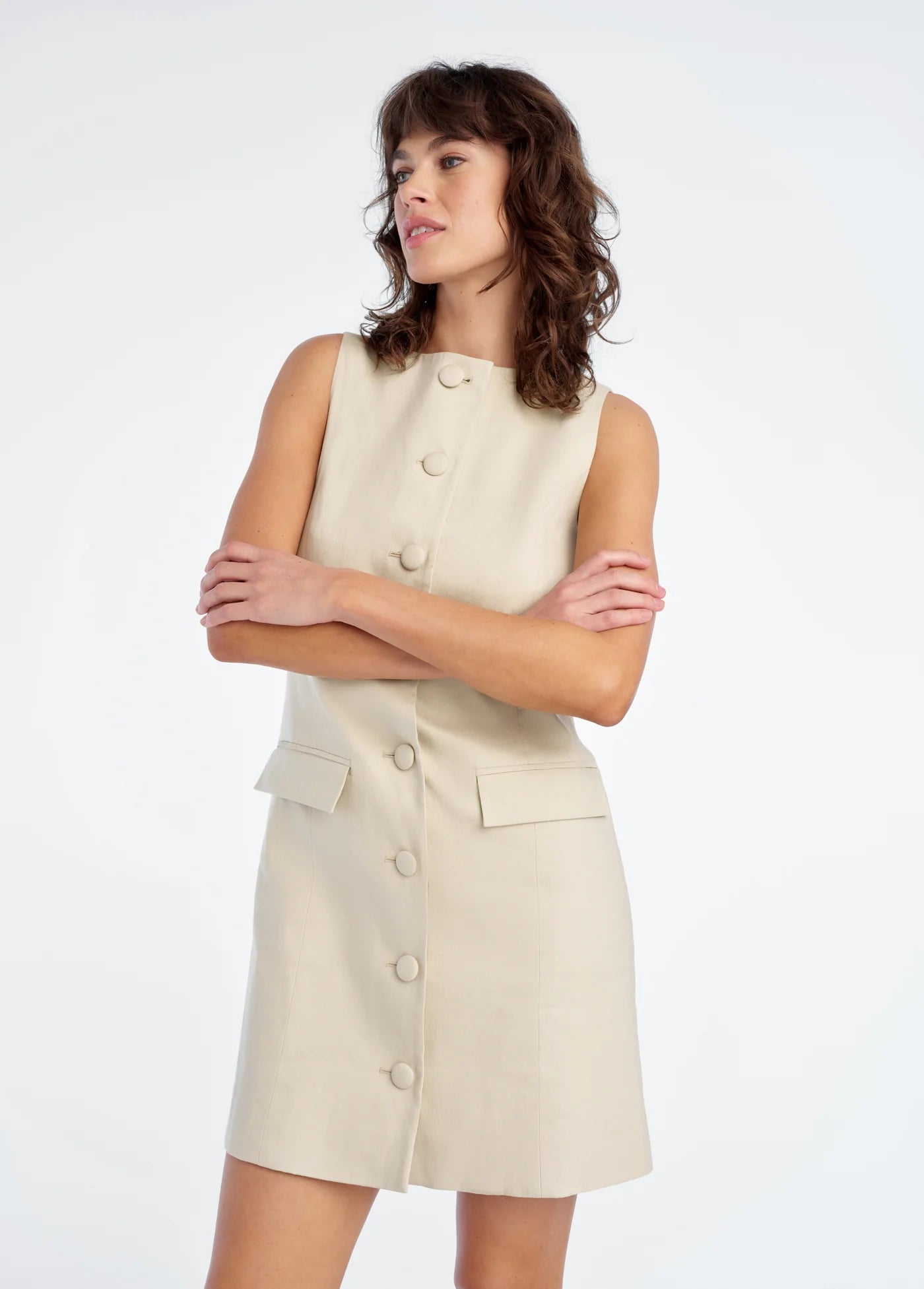 Favorite Daughter | Robe en lin 'Cece' | Avoine