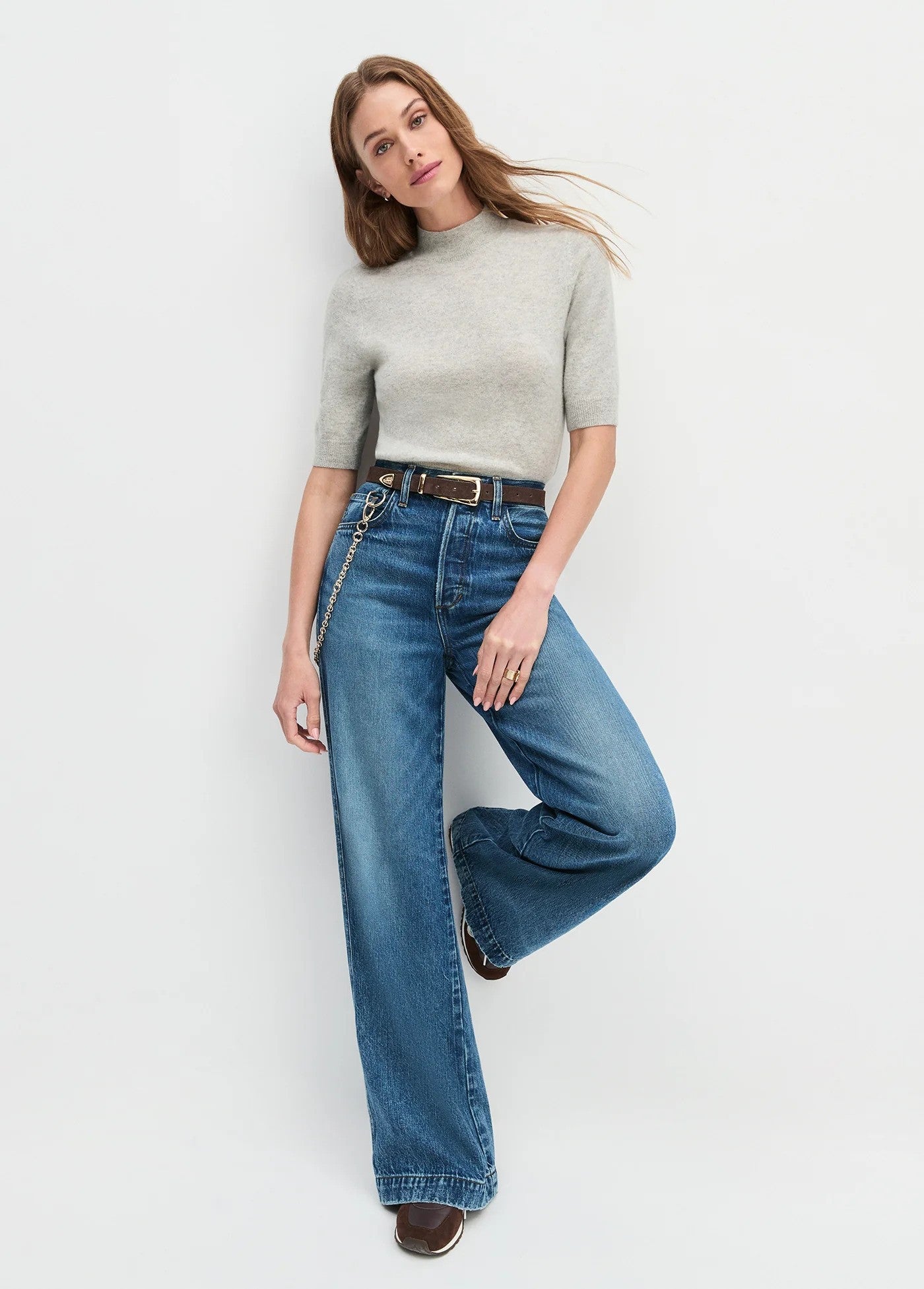 Favorite Daughter |  T-Shirt en cachemire "The Bonnie Top" - Gris