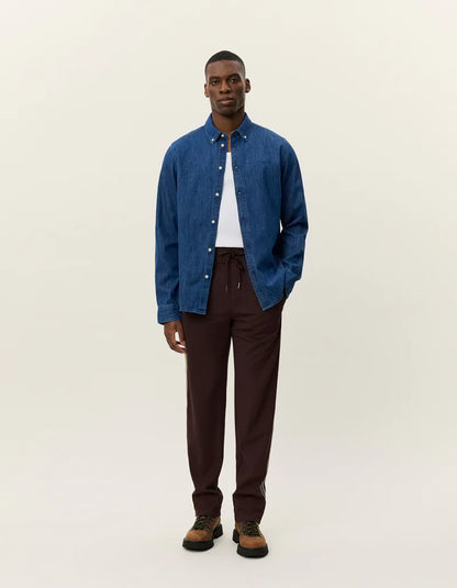 Les Deux | Chemise en denim "Konrad" - Indigo foncé