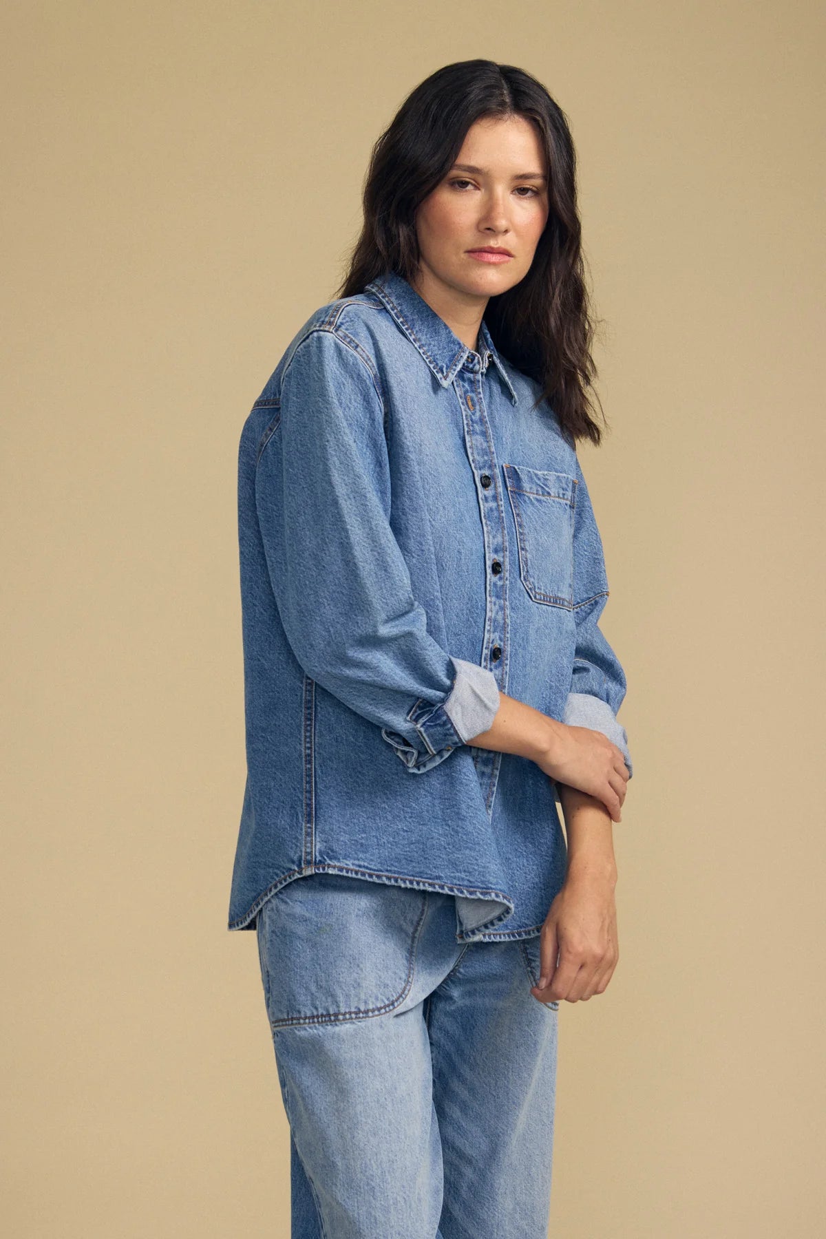 Velvet | Chemise l 'Clementine' | Denim