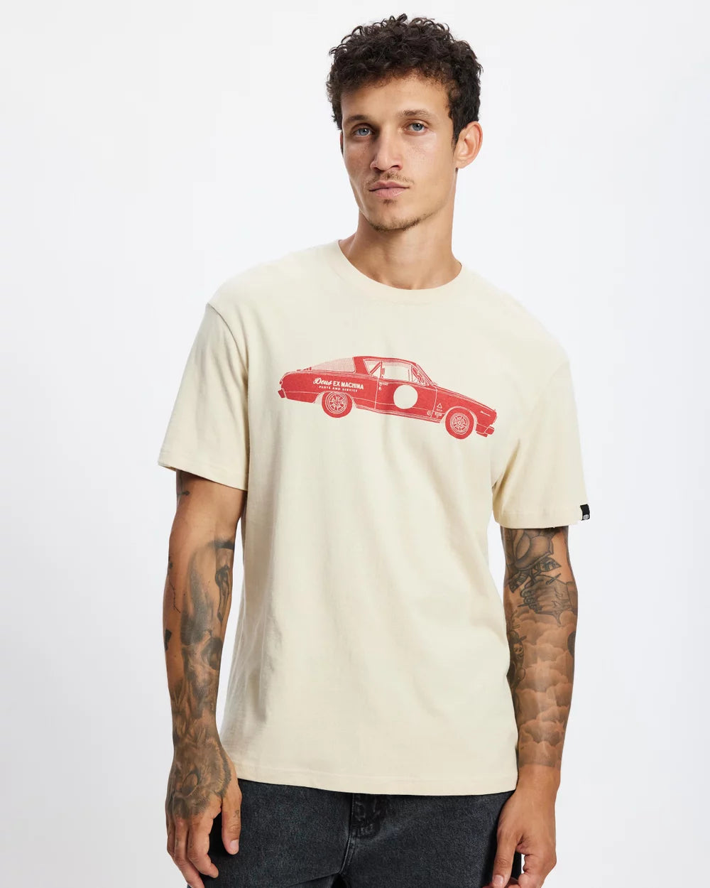 Deus Ex Machina | Le T-shirt ''Fast Lodgne'' - beige