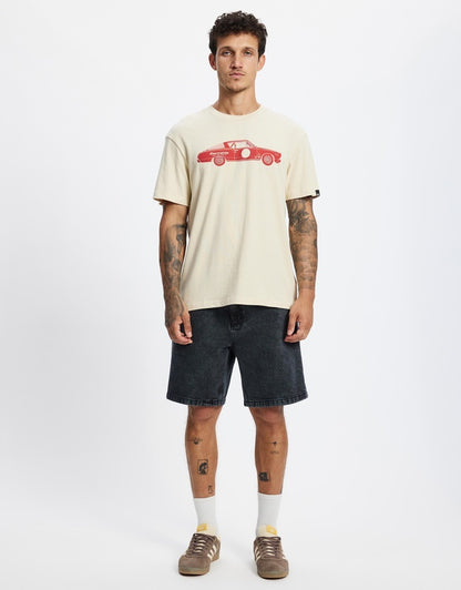 Deus Ex Machina | Le T-shirt ''Fast Lodgne'' - beige