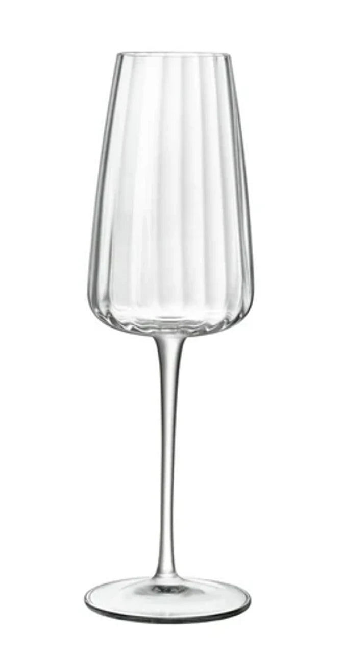 LUIGI BORMIOLI | OPTICA 7 OZ Flûtes à Prosecco/Vin Mousseux (lot de 4)
