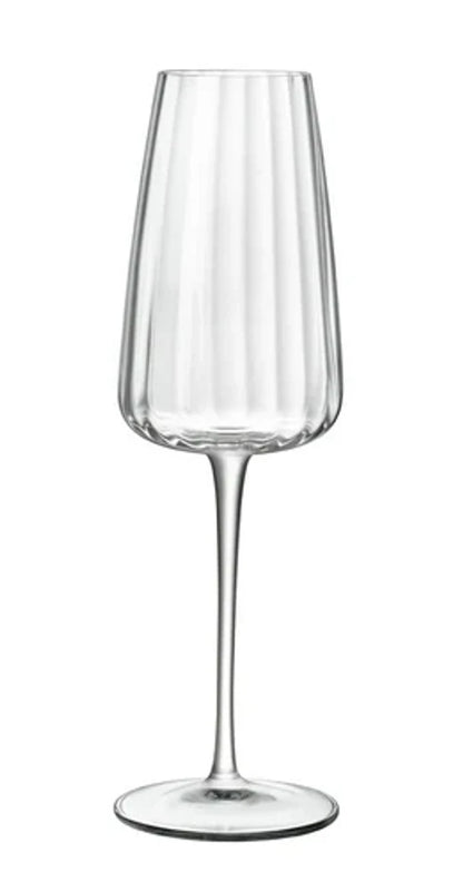 LUIGI BORMIOLI | OPTICA 7 OZ Flûtes à Prosecco/Vin Mousseux (lot de 4)