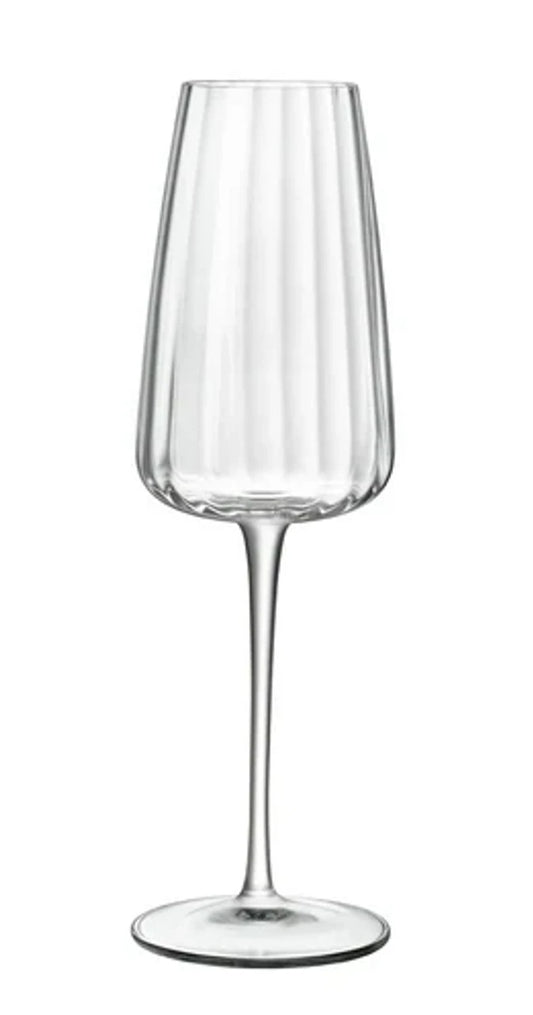 LUIGI BORMIOLI | OPTICA 7 OZ Flûtes à Prosecco/Vin Mousseux (lot de 4)