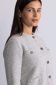 SAND Copenhagen | Cardigan "Vusala" - Gris