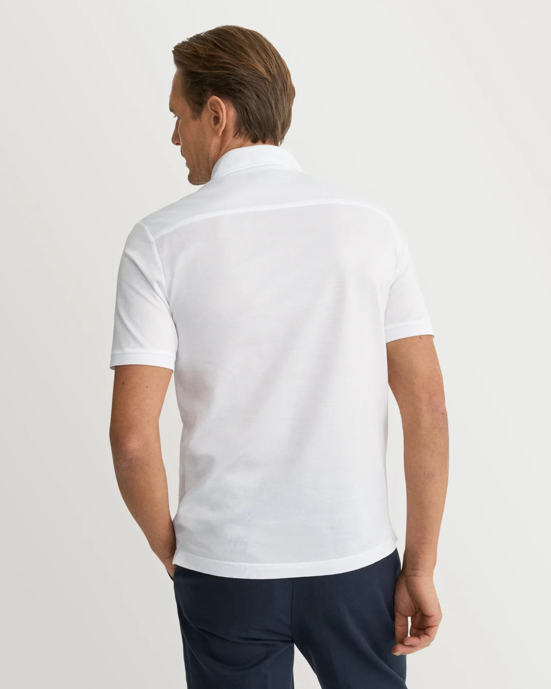 Eton | Le polo Filo di Scozia - White