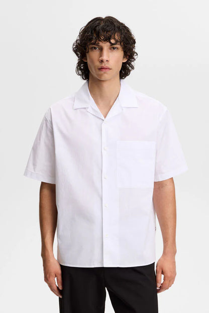 J.Lindeberg | Chemise de vacances en coton "Ellis" - Blanc
