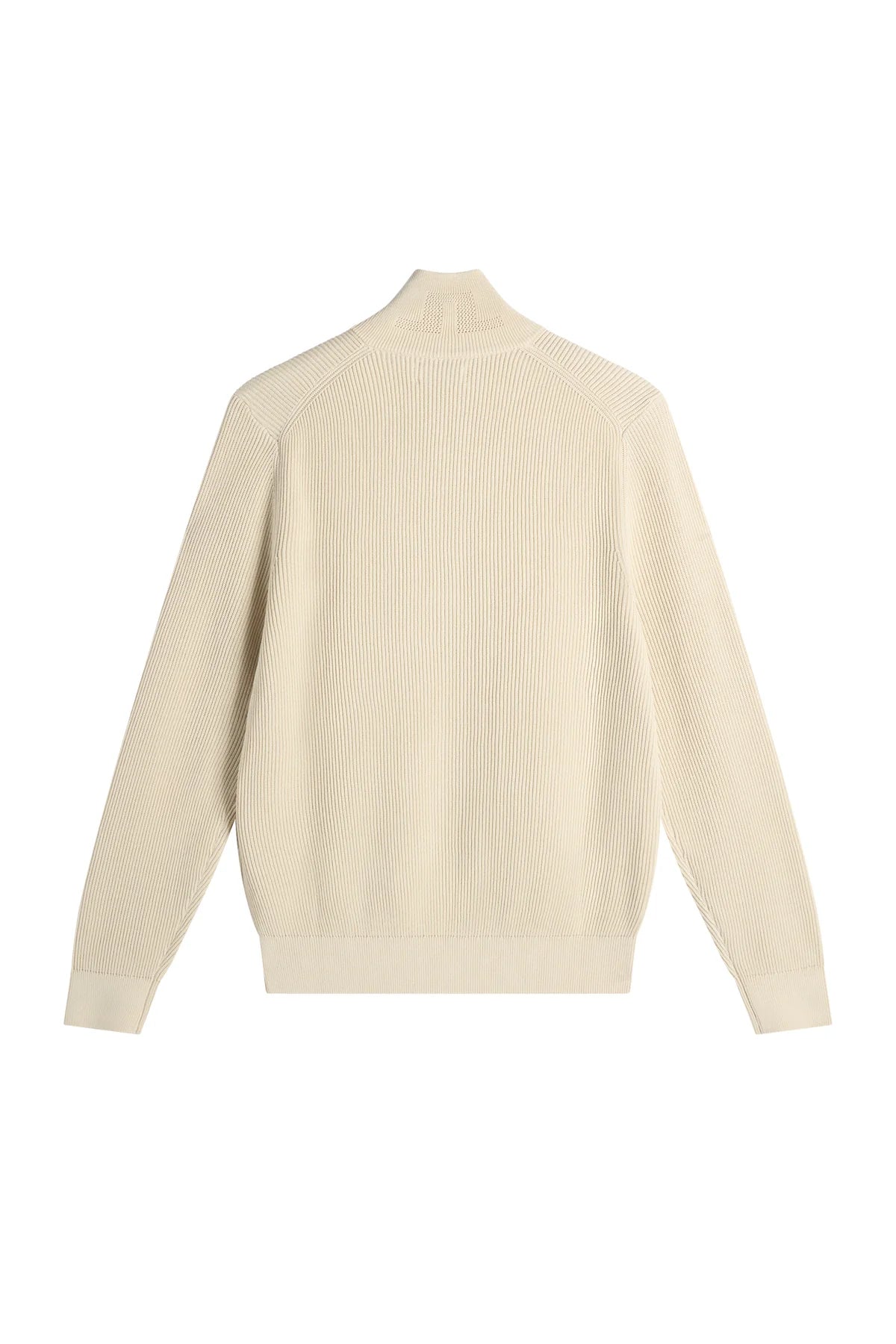 J.Lindeberg | Pull en maille à demi-fermeture éclair "Alex" - Beige Clair