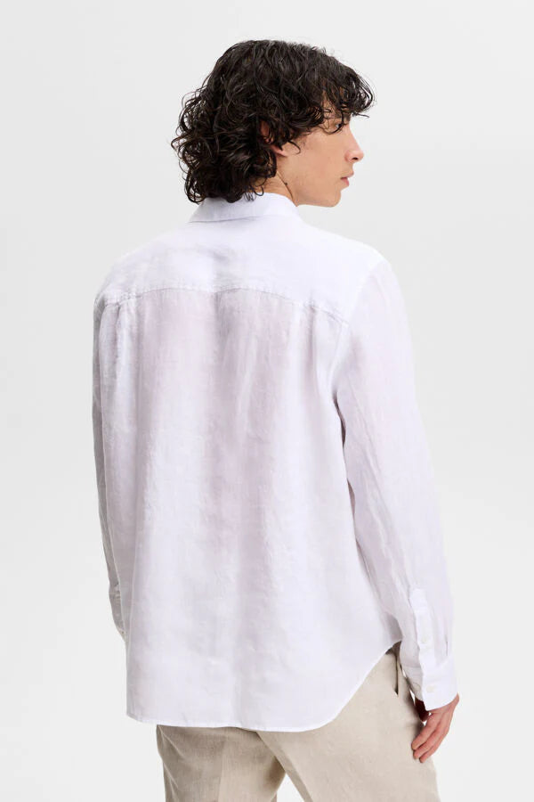 J.Lindeberg | Chemise en lin "Zachary" - Blanc
