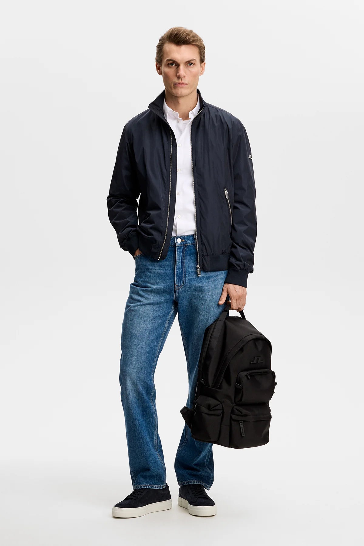 J.Lindeberg | Veste "Kevin Poly" - Bleu Marine