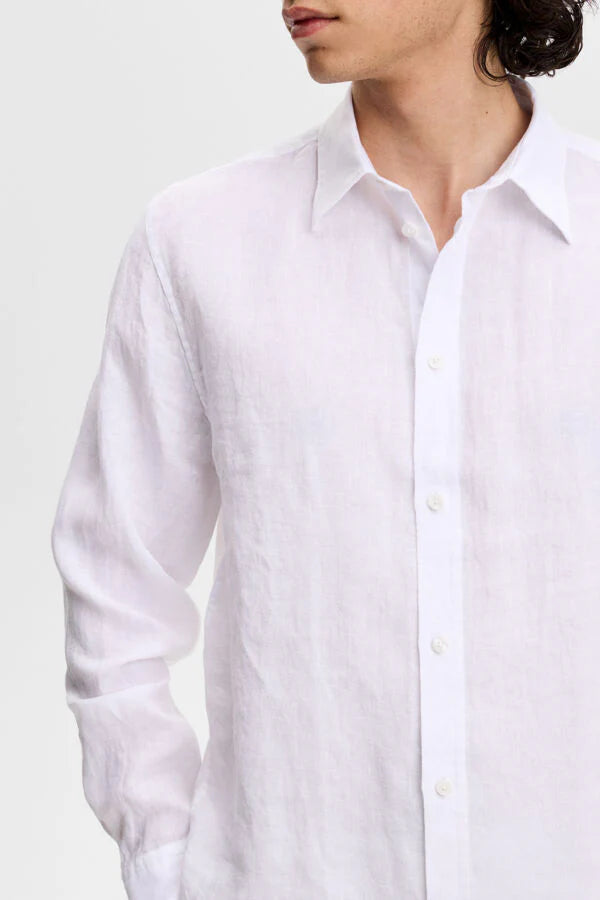J.Lindeberg | Chemise en lin "Zachary" - Blanc
