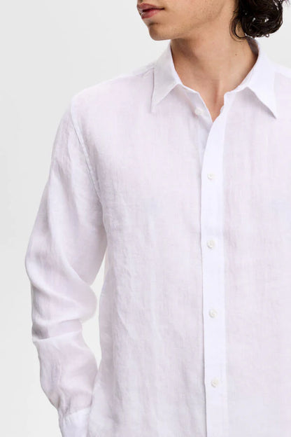 J.Lindeberg | Chemise en lin "Zachary" - Blanc
