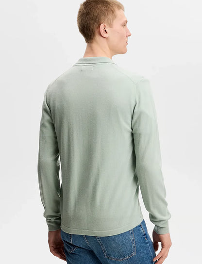 J.Lindeberg | Cardigan en laine merino "Kaleb" - Vert jadeite