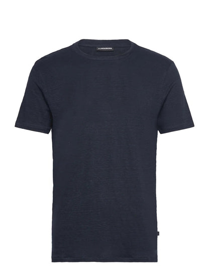 J.Lindeberg | T-shirt en lin “'Coma” - bleu marin