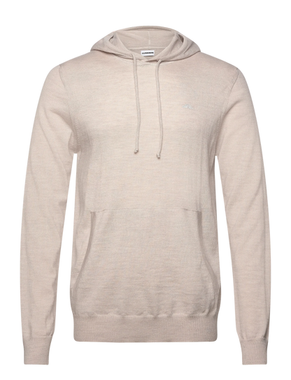 J.LINDEBERG | Hoodie "Karl" Merino  - Beige