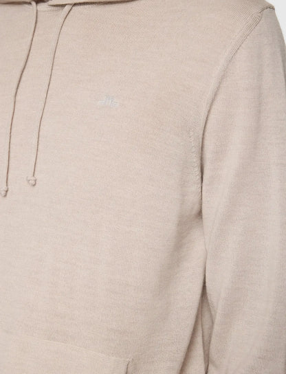 J.LINDEBERG | Hoodie "Karl" Merino  - Beige