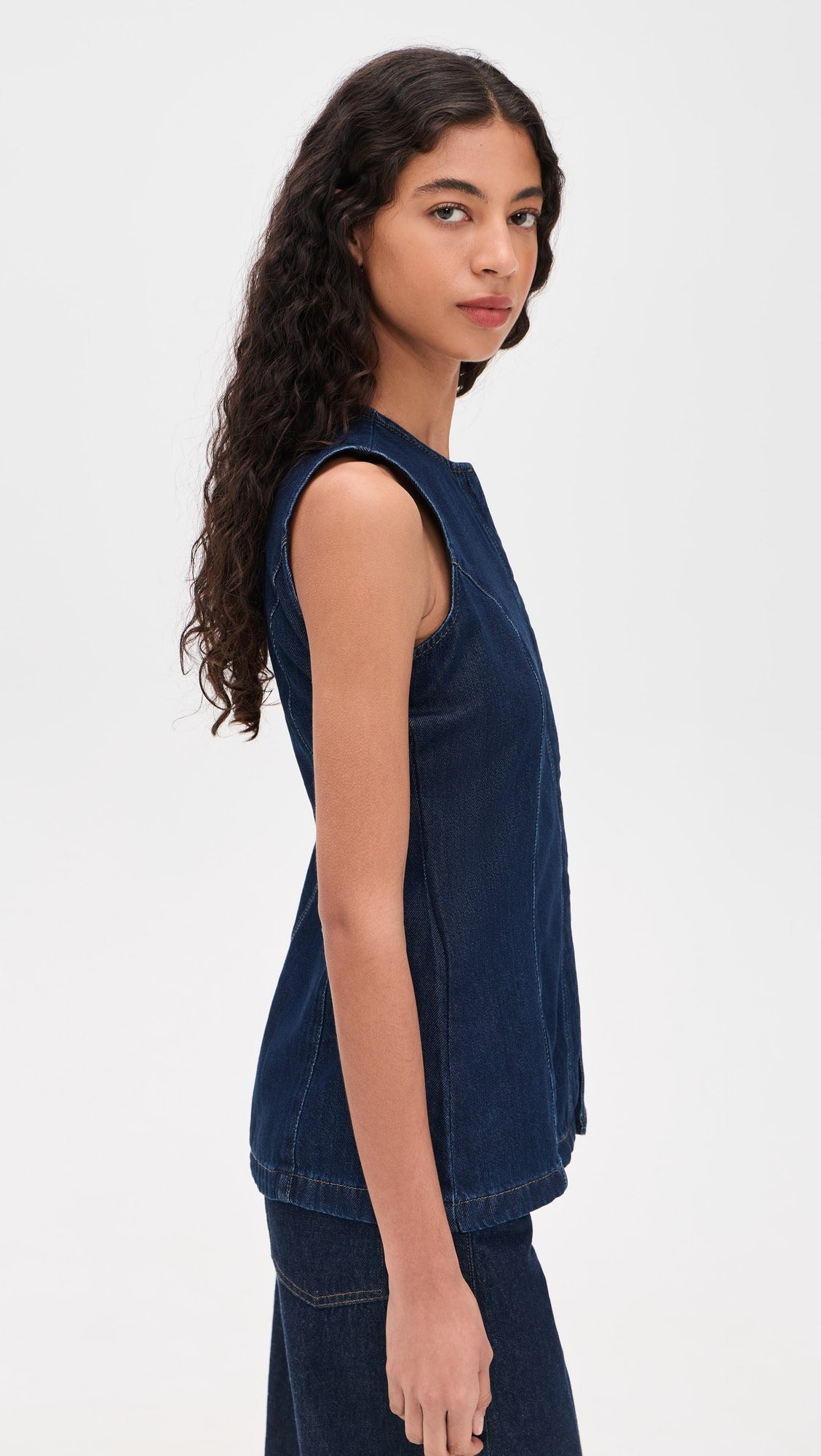 JOE'S | Veste denim 'Seamed Tunic'| Bleu foncé