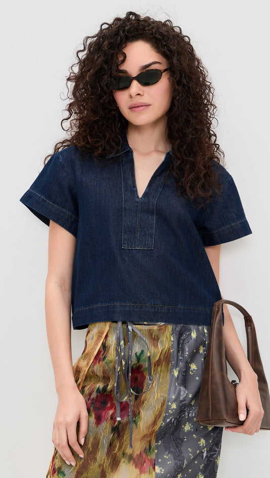 JOE'S | Haut "Liliane"  Bleu foncé