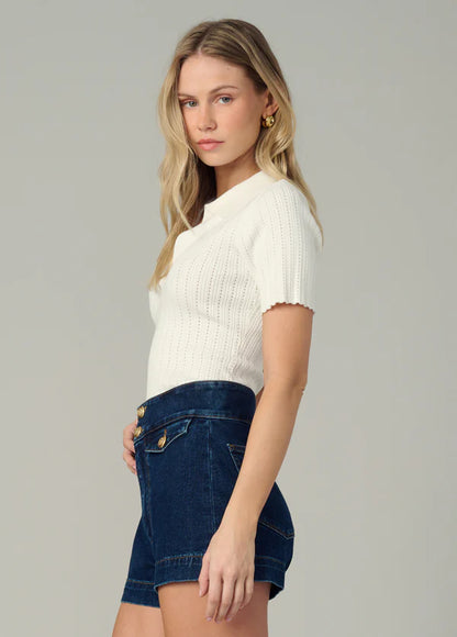 JOE'S - Polo "THE JESS POINTEL" - Blanc