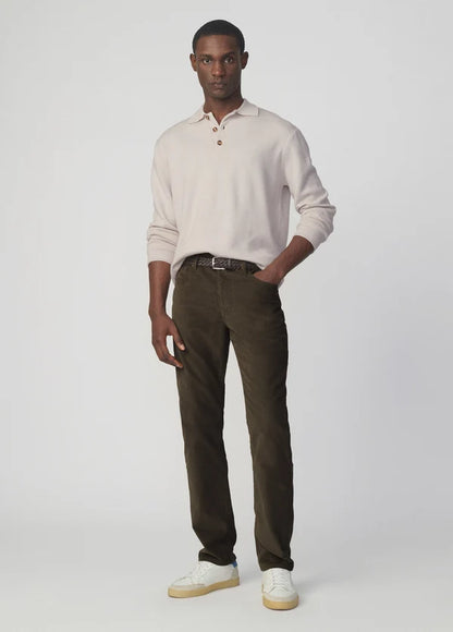JOE'S | Pantalon en velours côtelé "The Brixton" - Feuille de thé